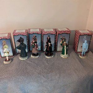 Vintage 6 Christmas Carol Figures